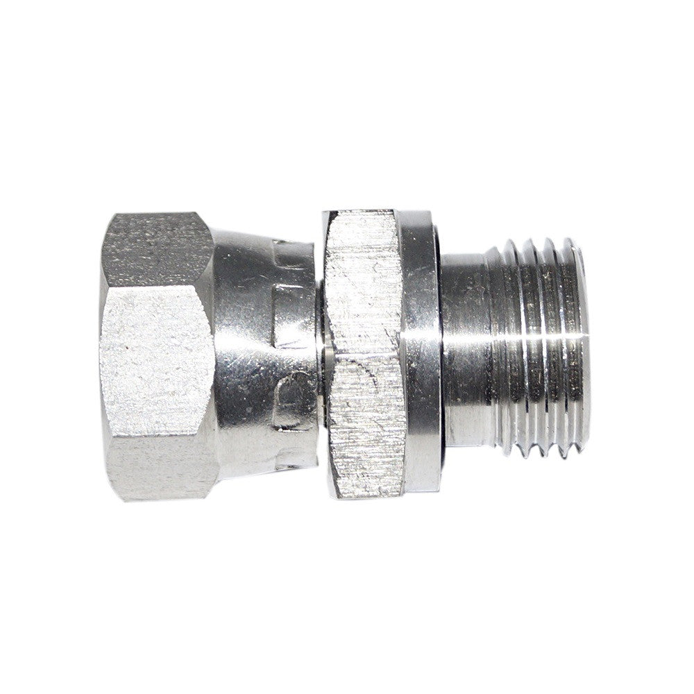 JIC x BSPP Swivel Connector with ED Seal, JIC Fitting