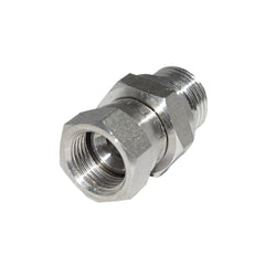 JIC x BSPP Swivel Connector with ED Seal, JIC Fitting