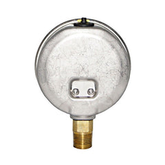 100mm Dial Face Stem Mount Pressure Gauge with NPT Connection