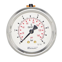 63mm Dial Face Panel Mount Pressure Gauge with NPT Connection